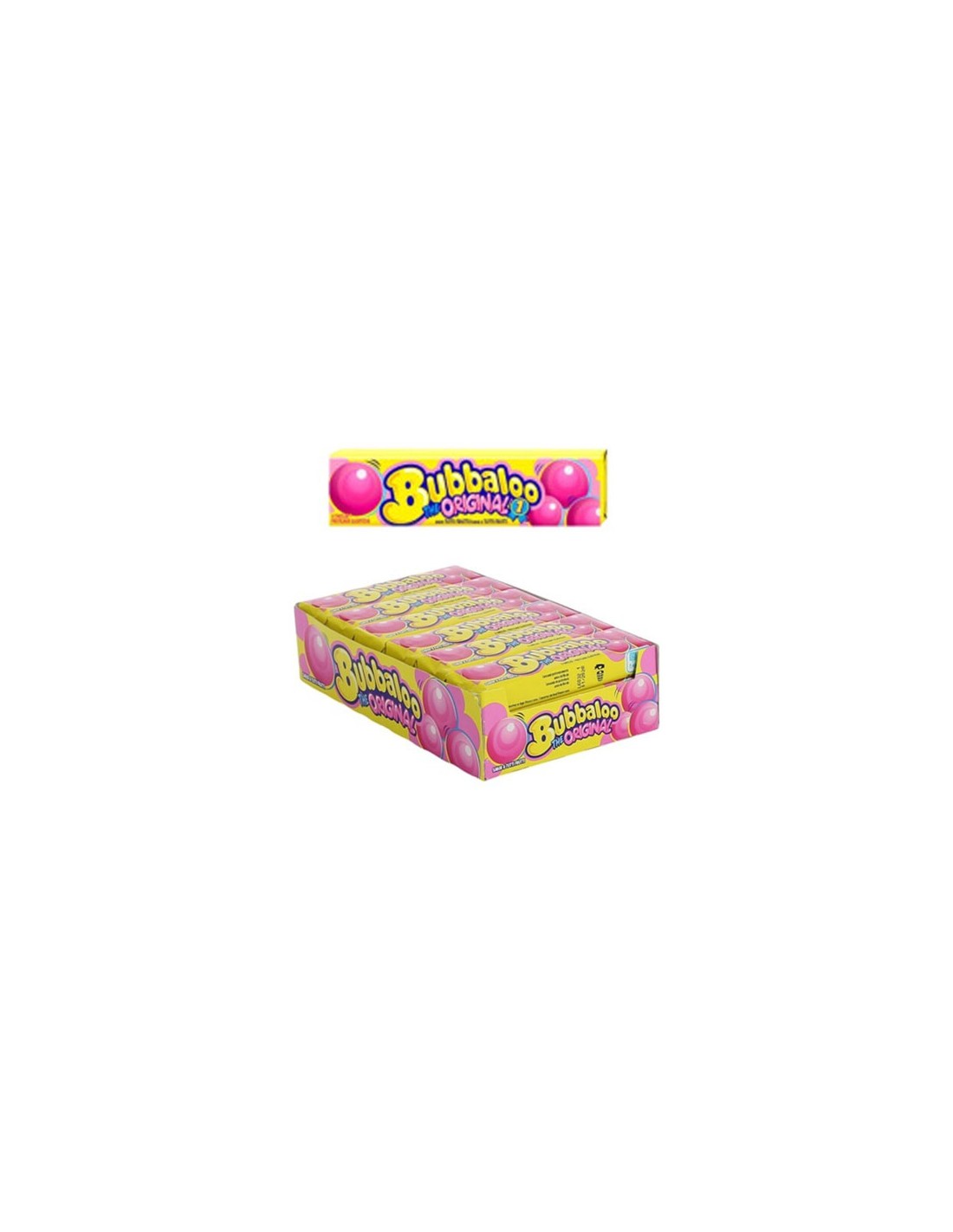 CHUPA/BUBBALOO  STICK TUTTI FRUTTI 18 UND. C/8