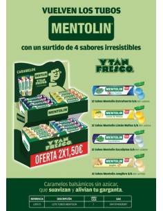 LACASA/LOTE TUBO MENTOLIN 48 UND. 2 X 1,50E