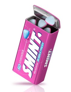 CHUPA/SMINT TIN SABOR CHICLE 12 UND. BUBBLE C/12