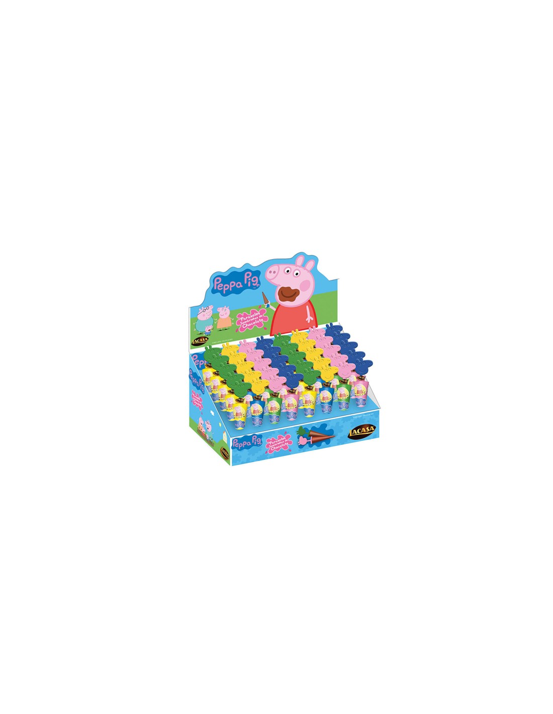 LACASA/PARAGUAS PEPPA PIG 40 UND. X 10 GRS. C/6