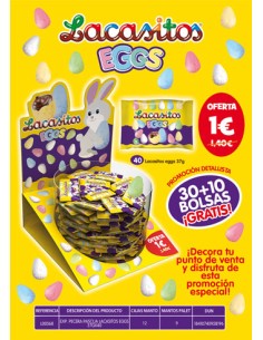 LACASA/EXP. PECERA LACASITOS EGGS 40U. X 37GR. 1E
