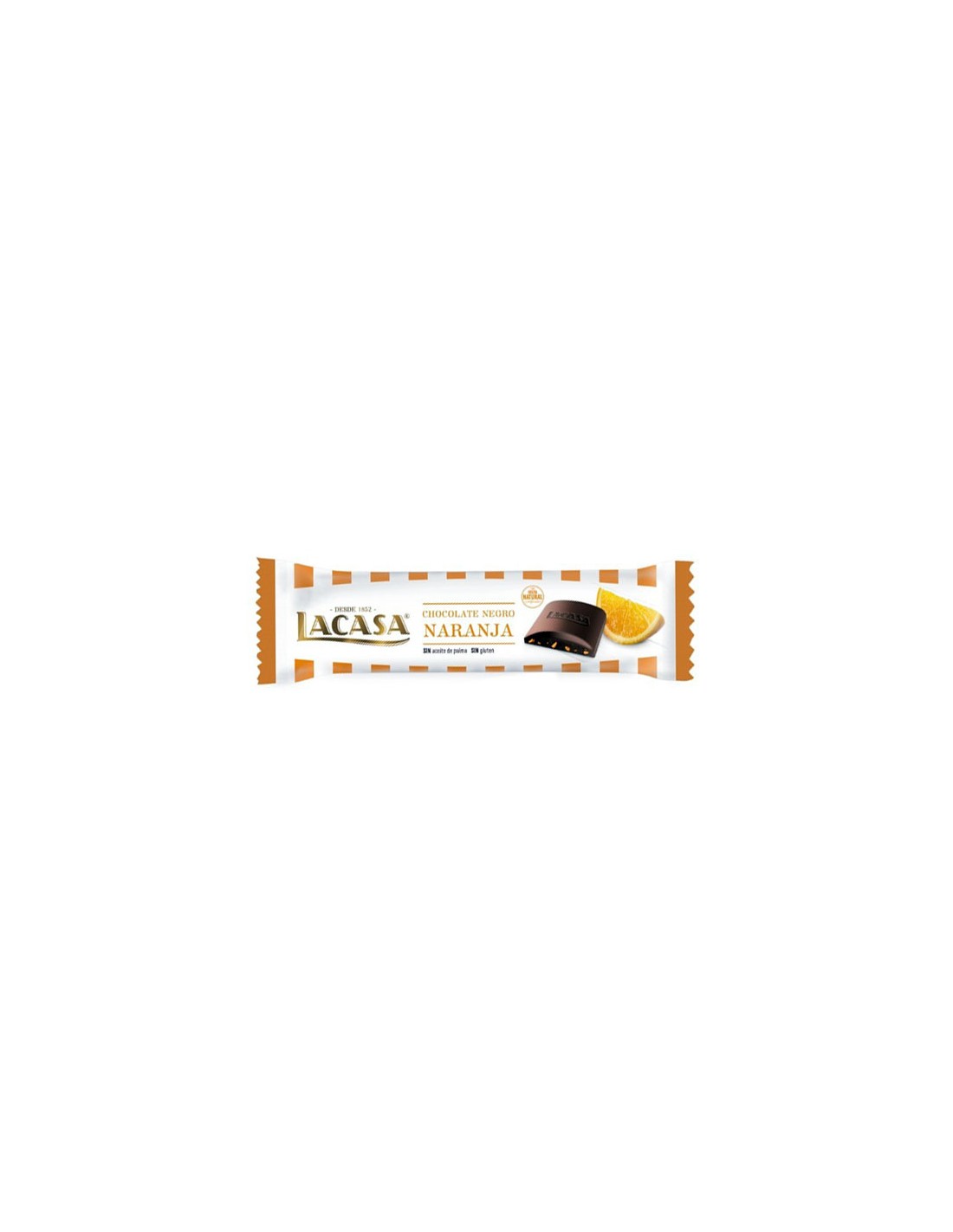 LACASA/BARRITAS CHOCO NARANJA 16 X 25 GRS.