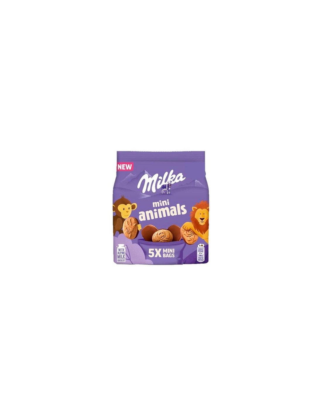MOND/MILKA ANIMALS 8 X 99 GRS.