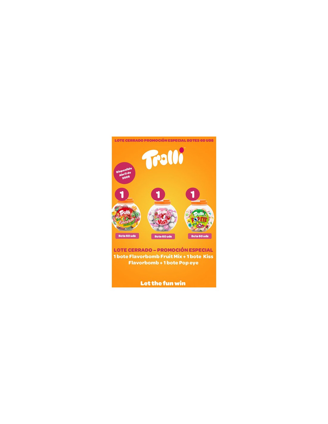 TROLLI/LOTE 3D KIOSCO