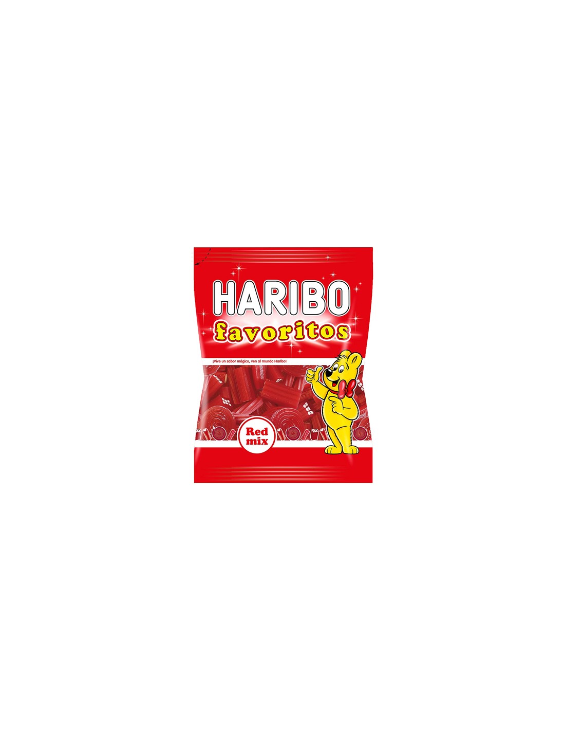HARIBO/SOLAPA FAVORITOS RED WHITE 18X90 GRS.