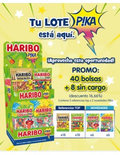 HARIBO/LOTE PIKA 40 + 8 S/C