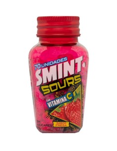 CHUPA/SMINT SOURS FRESA 6 UND. C/12