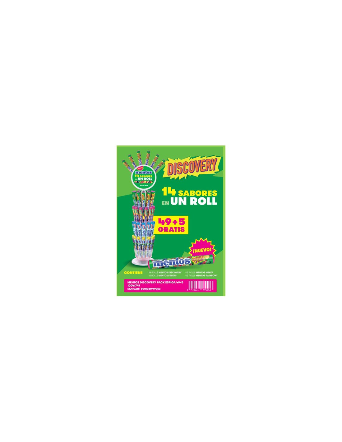 CHUPA/ESPIGA MENTOS DISCOVERY 49 + 5  S/C