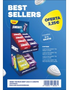 CHUPA/LOTE SMINT TIN 3 + 1