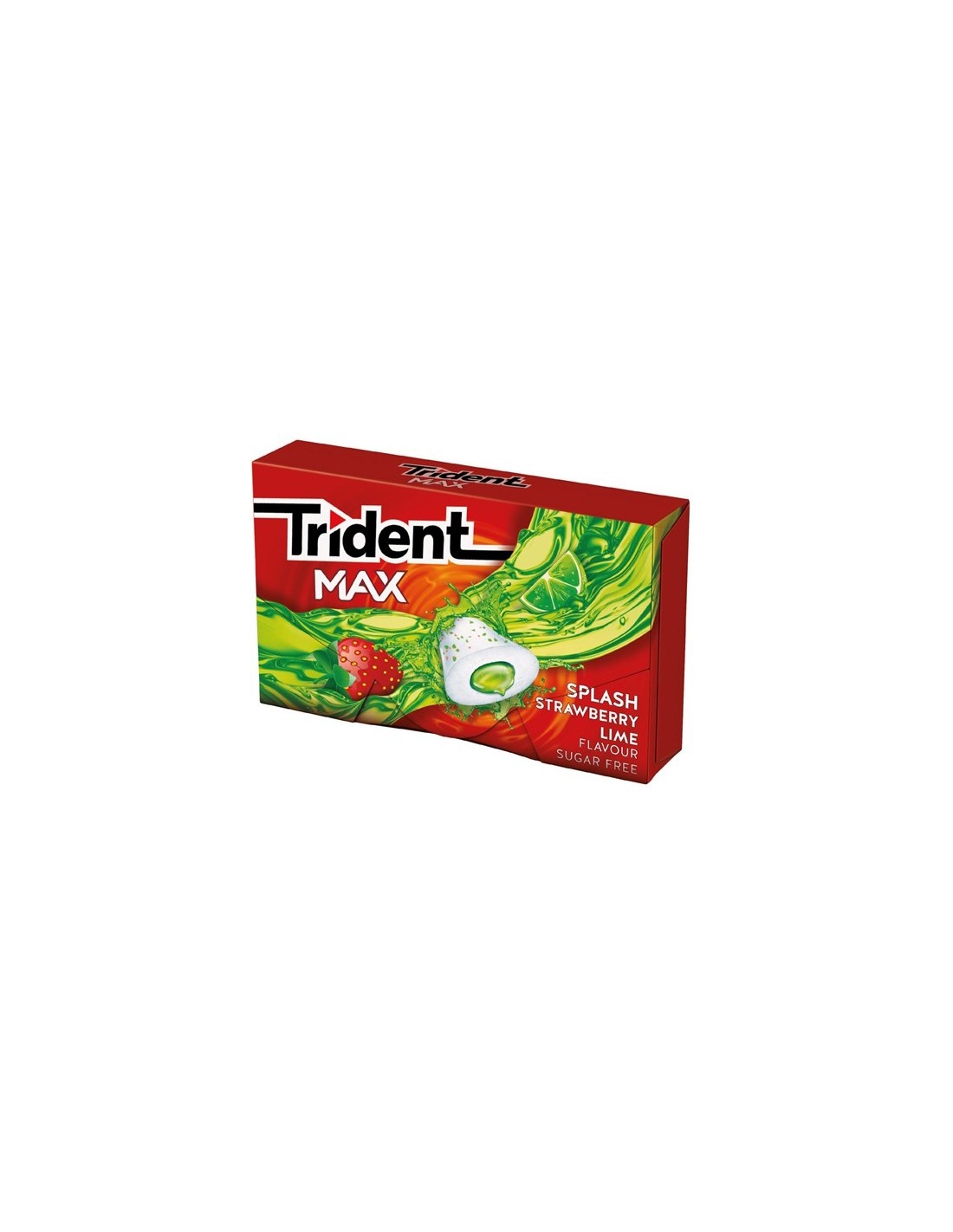 CHUPA/TRIDENT STRAWBERRY-LIMA 16 UND. C/15