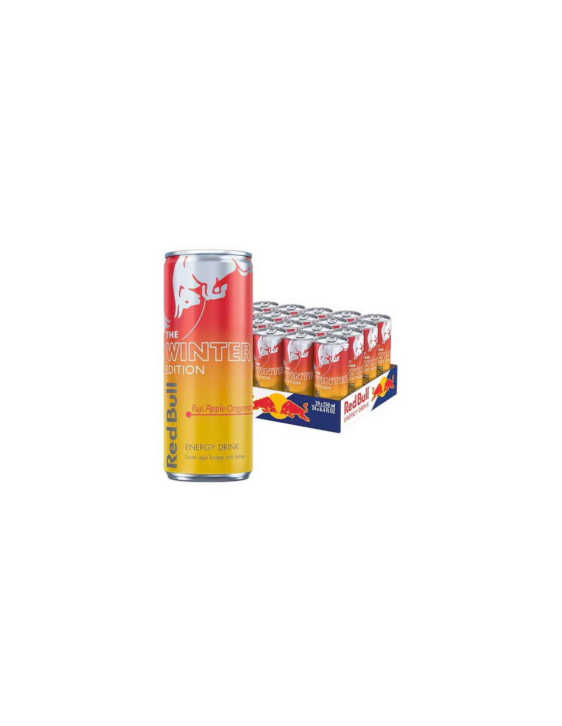 RED BULL WINTER APPLE GINGER 24 UND. X 250 ML.