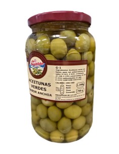 CABILDO/G-1 ACEITUNAS VERDES S/A 240/260 6 UND.