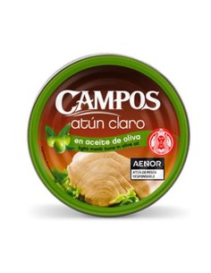 CAMPOS/ATUN CLARO ACEITE OLIVA 160 GRS. C/32