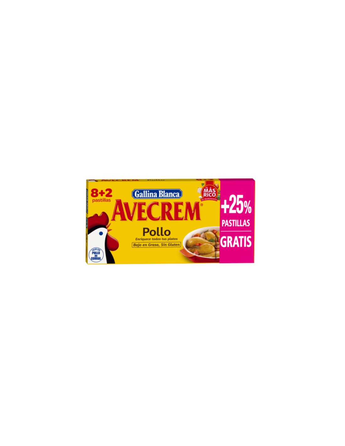 AVECREM PASTILLA POLLO 24 X (8 + 2)