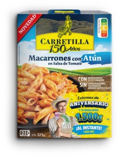 CARRETILLA/MACARRONES CON ATUN 10 X 300 GRS.