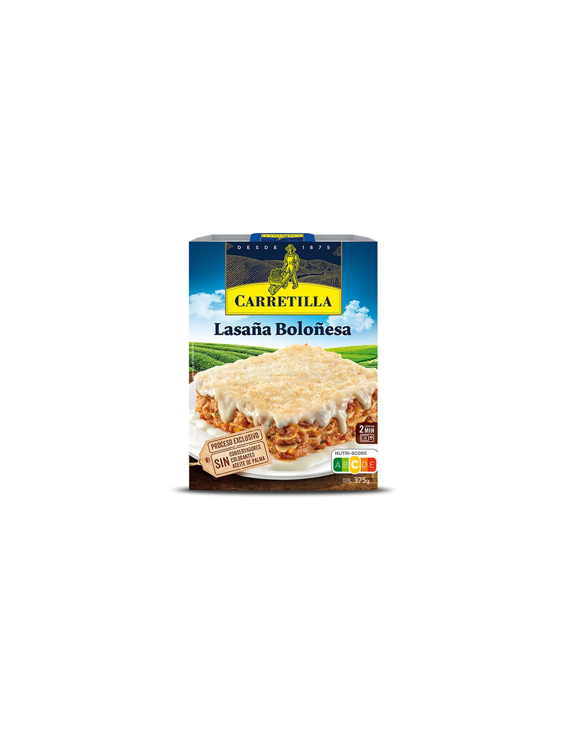 CARRETILLA/LASAÑA BOLOÑESA 10 X 375 GRS,