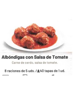 CARRETILLA/ALBONDIGAS CON TOMATE 4 KG.