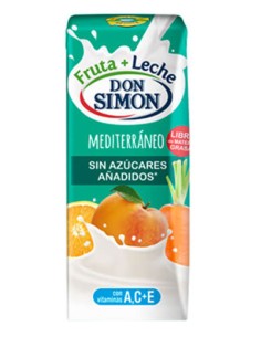 DON SIMON FRUTA LECHE MEDITERRANEO  21 X 0,330