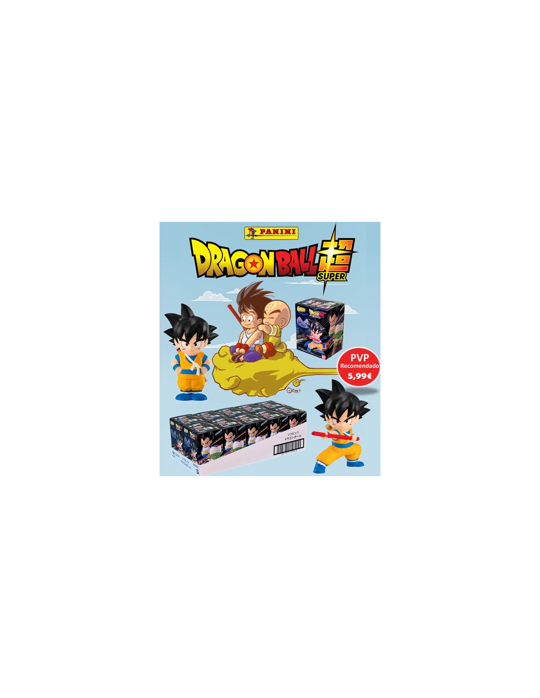 PANINI/SOBRES 3D SOFBITS DRAGONBALL 5,99E 10U.