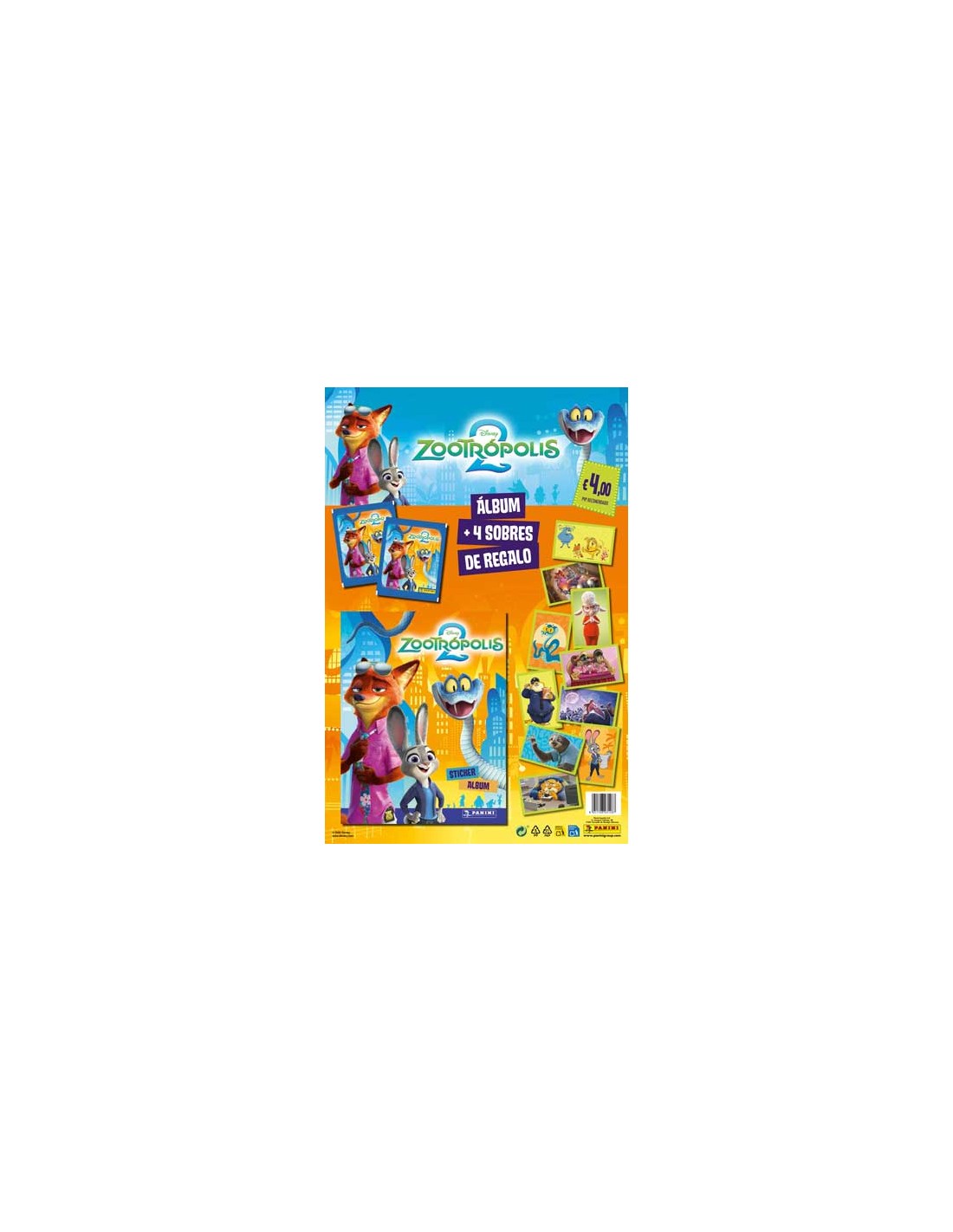 PANINI/CARTON ZOOTROPOLIS 2  4E C/48