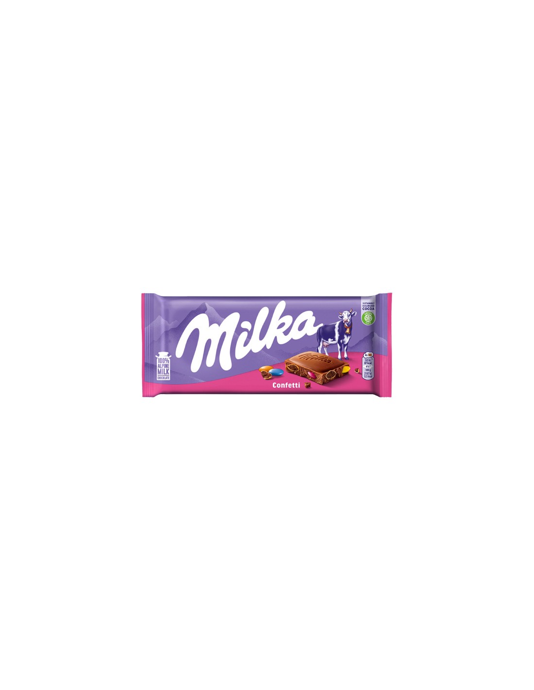 MOND/MILKA TABLETA CONFETTI 22 X 100 GRS.