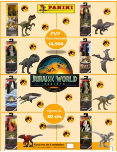 PANINI/JURASSIC WORLD REBIRTH 12 - 14,99E 8 UND.