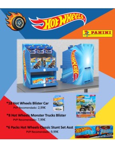 PANINI/EXPOSITOR SOBREMESA HOT WHEELS 32 UND.