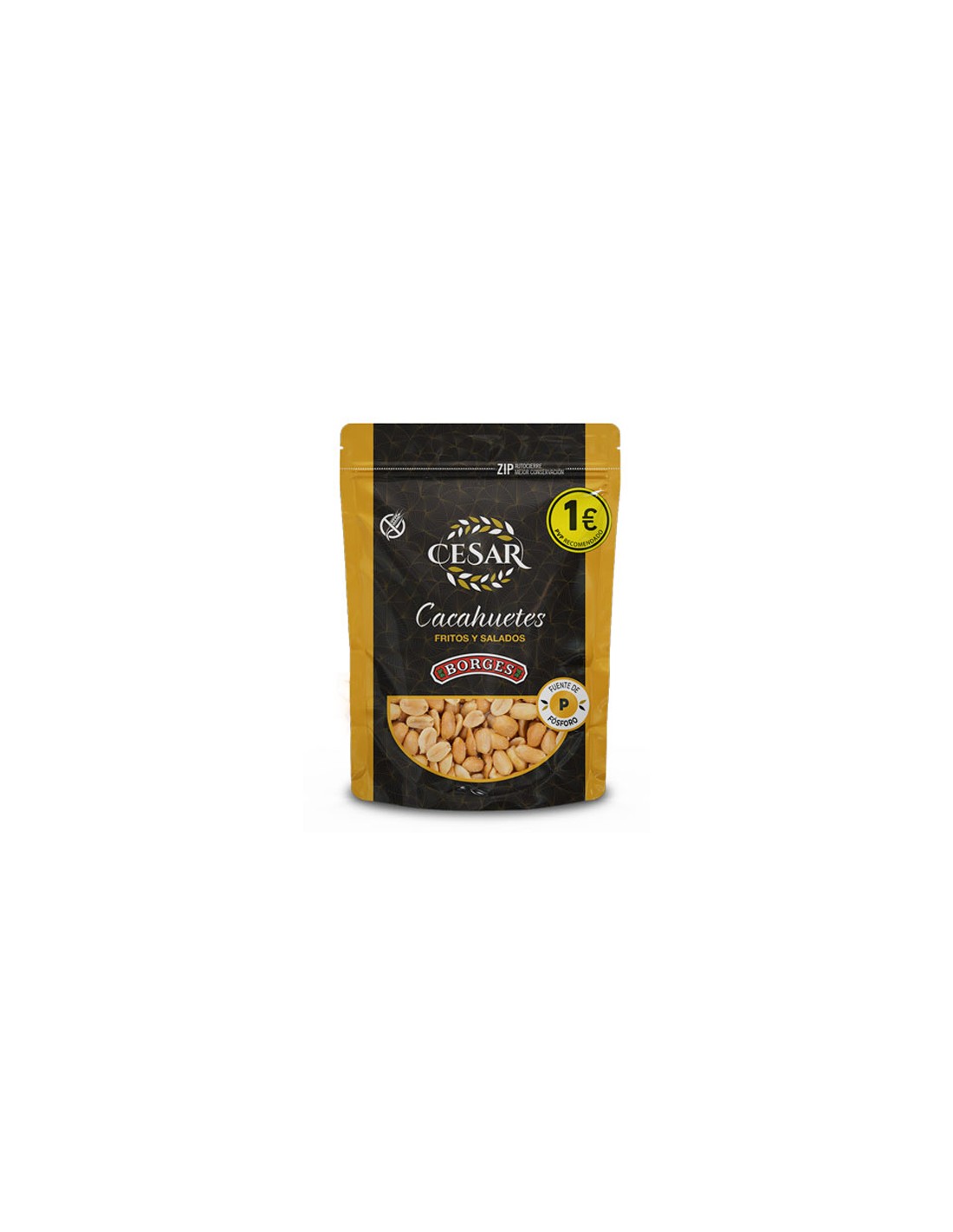 BORGES 1E CACAHUETE FRITO 8 UND. X 100 GRS.