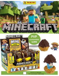 PANINI/MINIS MINECRAFT 5,99E 24 UND.