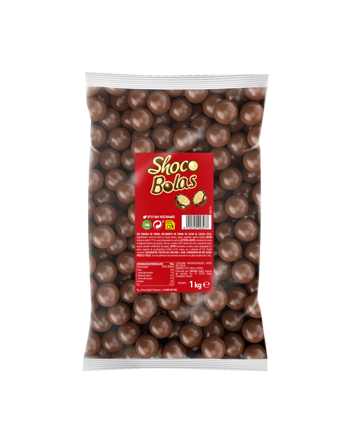 LACASA/KG. CHOCOBOLA NEGRA  C/4