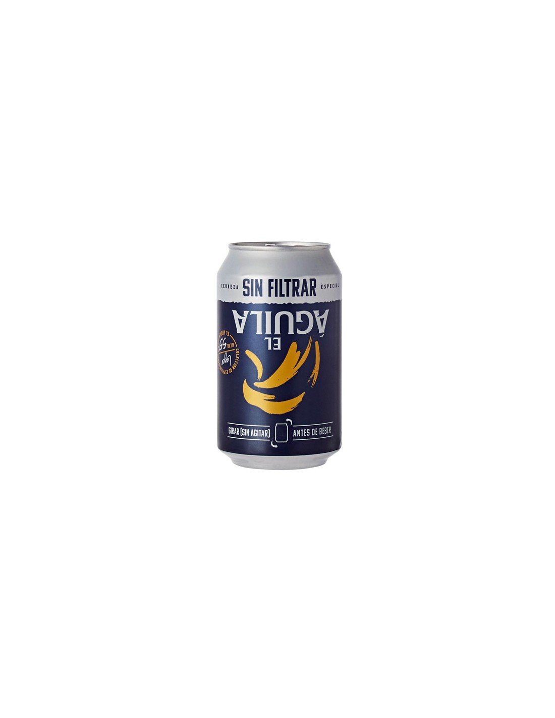 HEINEKEN/LATA AGUILA SIN FILTRAR 0,330 X 24 UND.