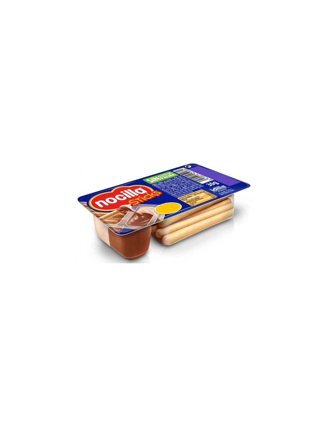 IDILIA/NOCISTICKS CHOCOLECHE 30 GRS. X 24 UND.