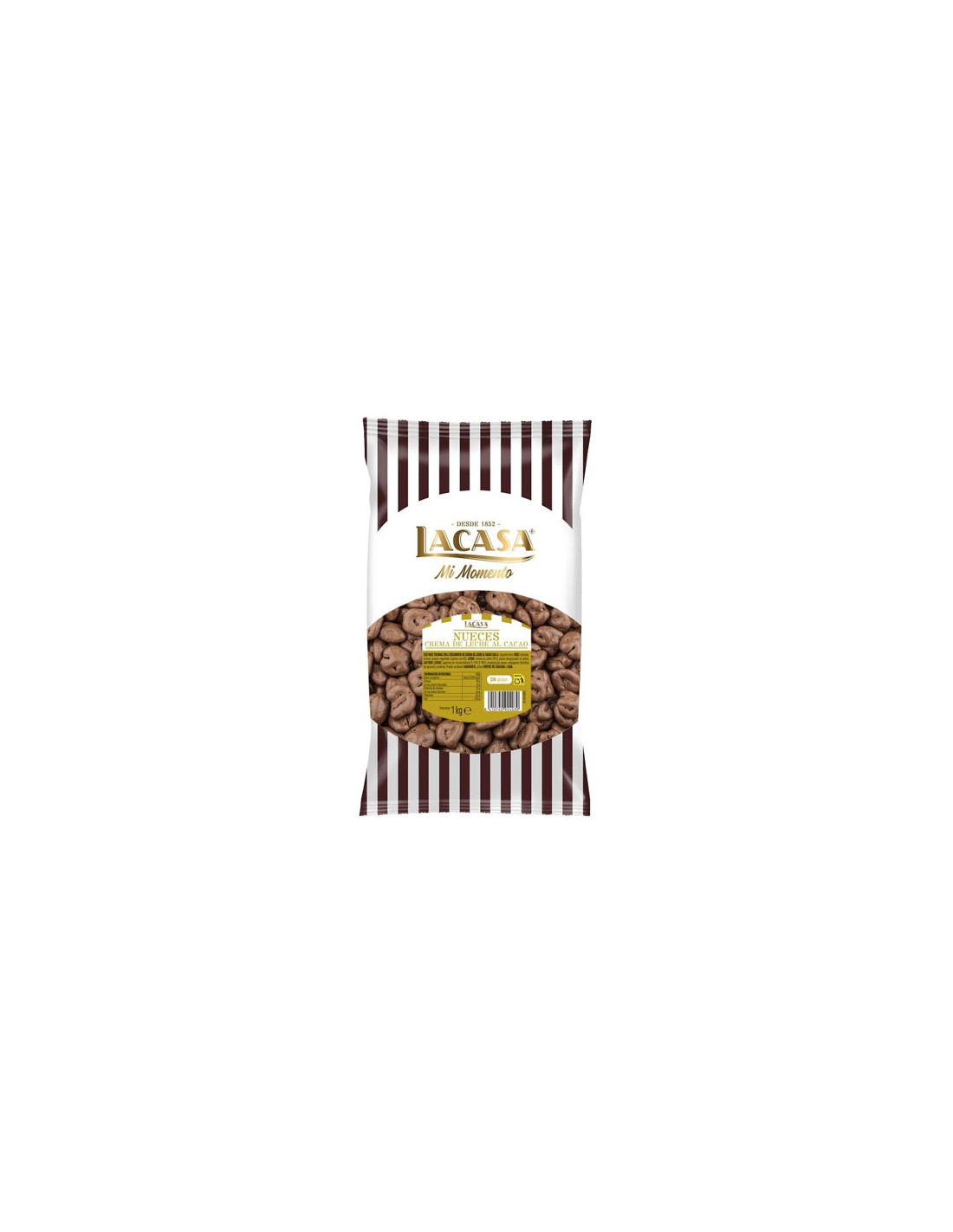 LACASA/KG. NUEZ CON CHOCOLATE C/3