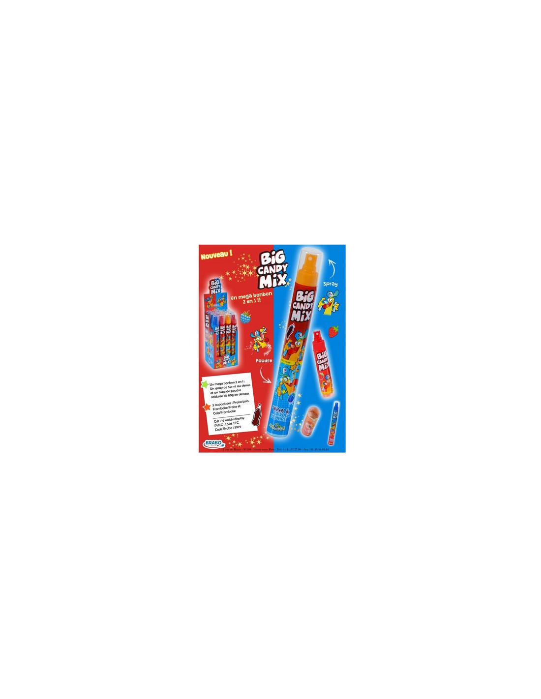 CFV/BIG CANDY MIX 16 UND.  80 MLS. C/8
