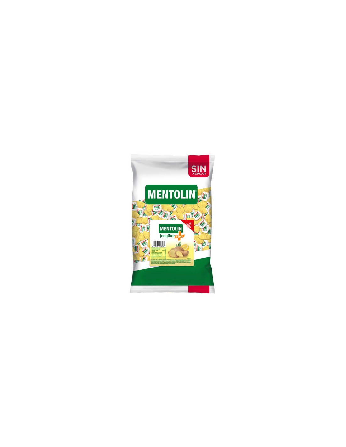 LACASA/KG. SIN AZUCAR MENTOLIN JENGIBRE C/8