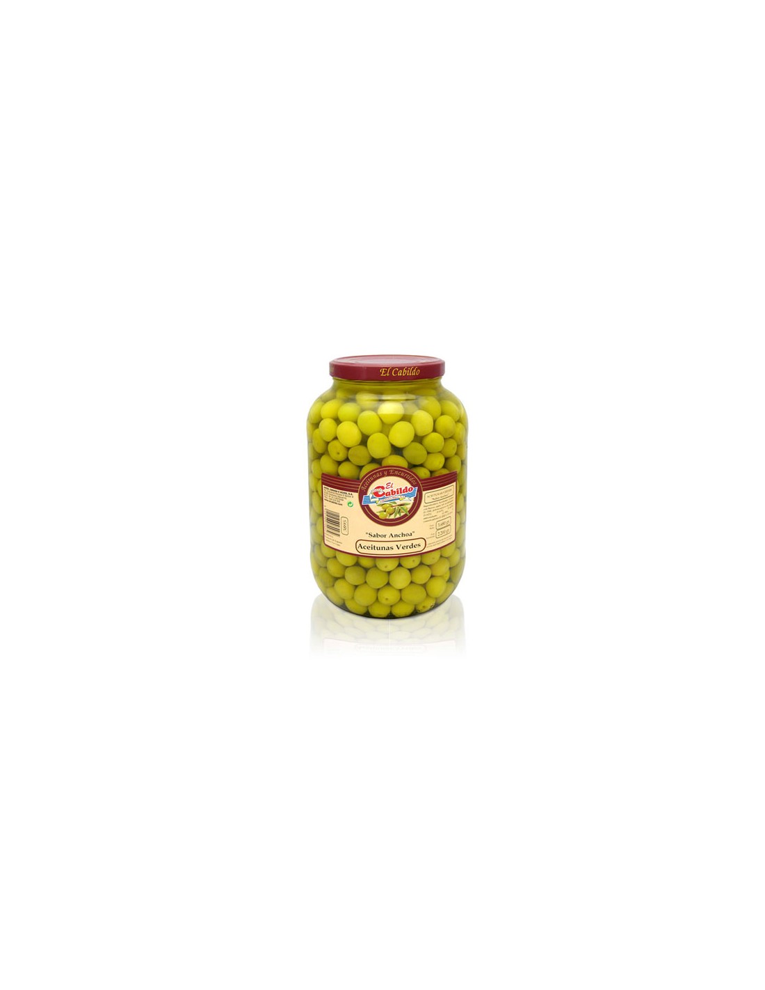 CABILDO/GALON PET ACEITUNA VERDE  S/A 180/200  C/3