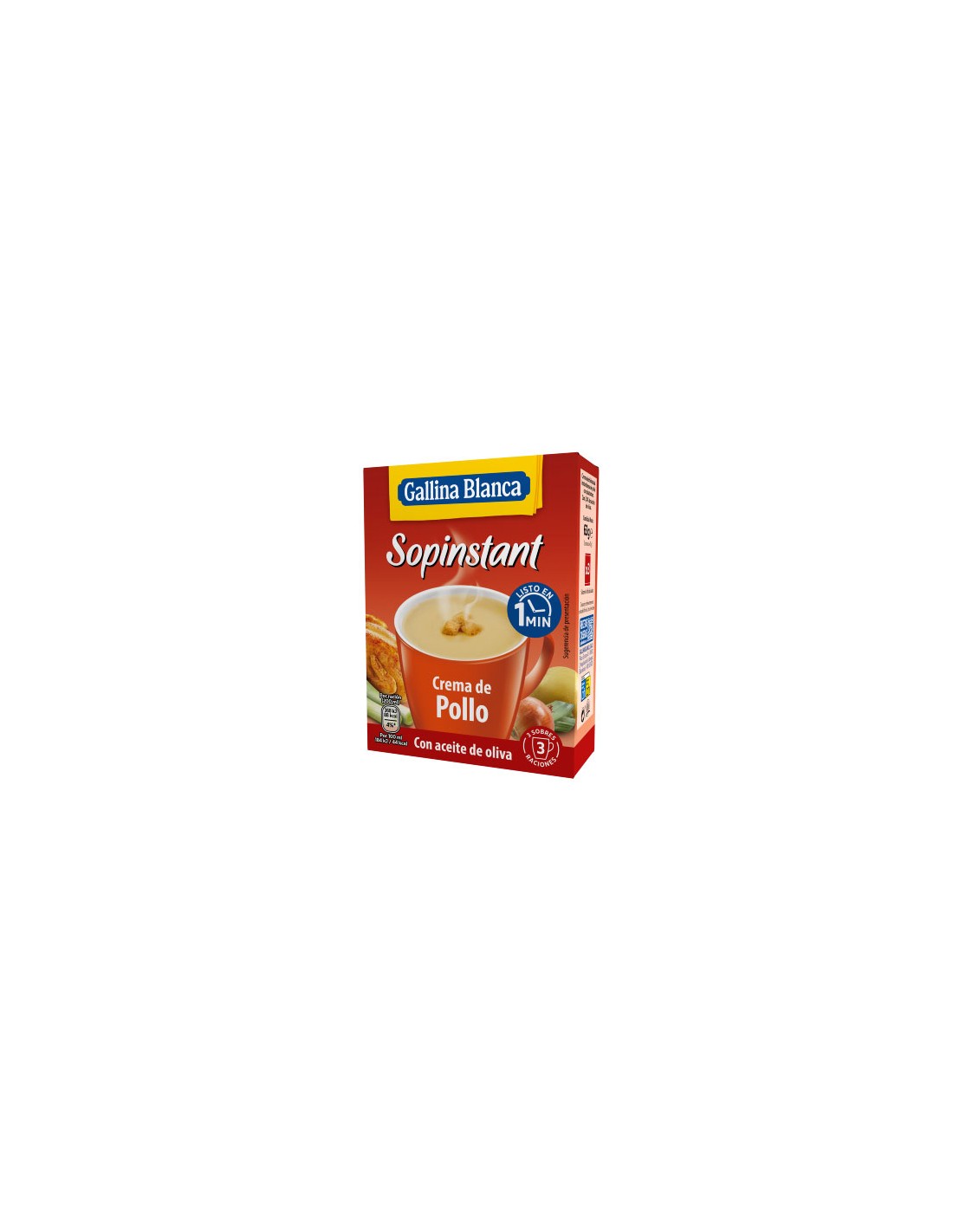 SOPINSTANT CREMA POLLO 10 UND.