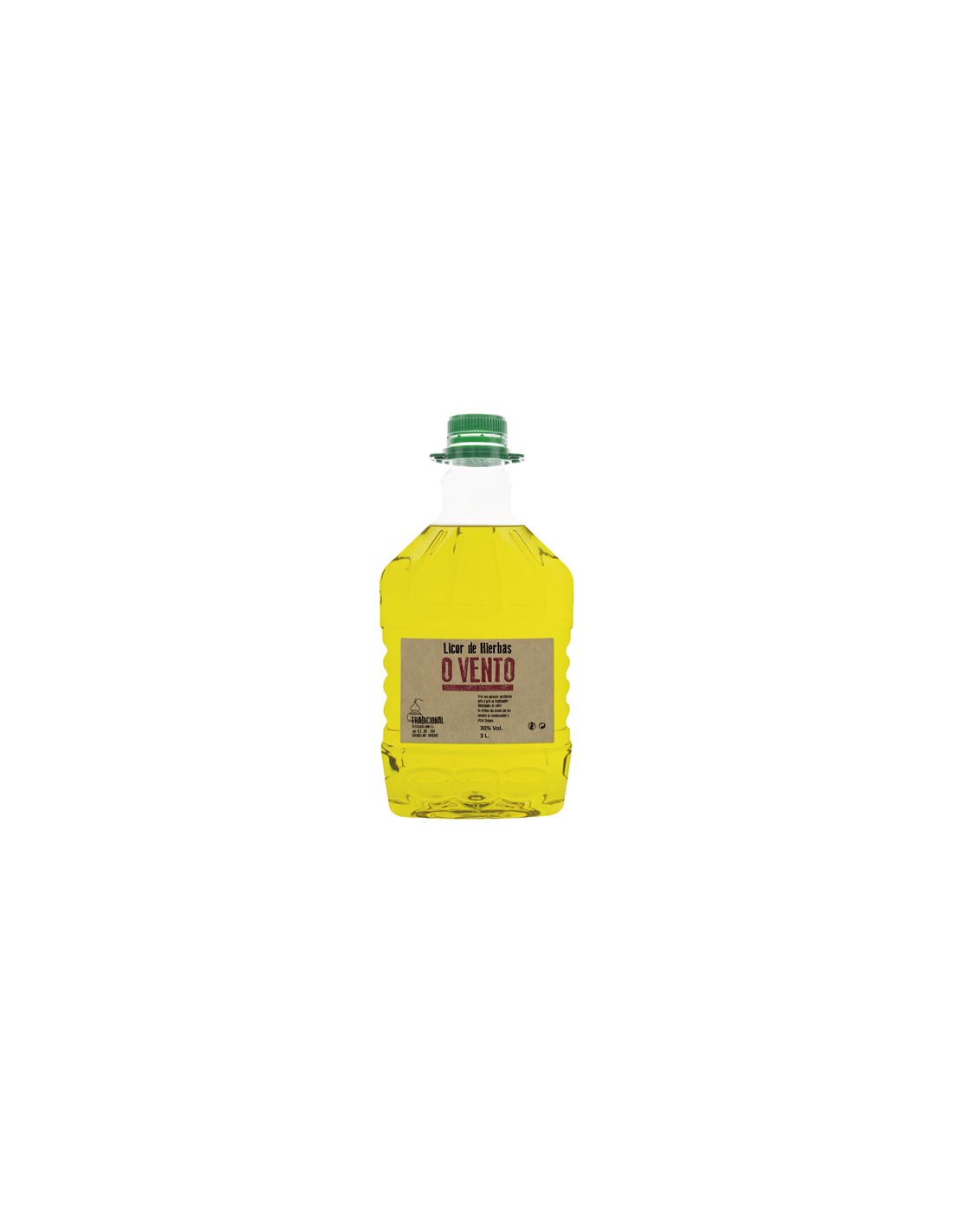 O VENTO PET LICOR HIERBAS 3 LITROS 28º C/4