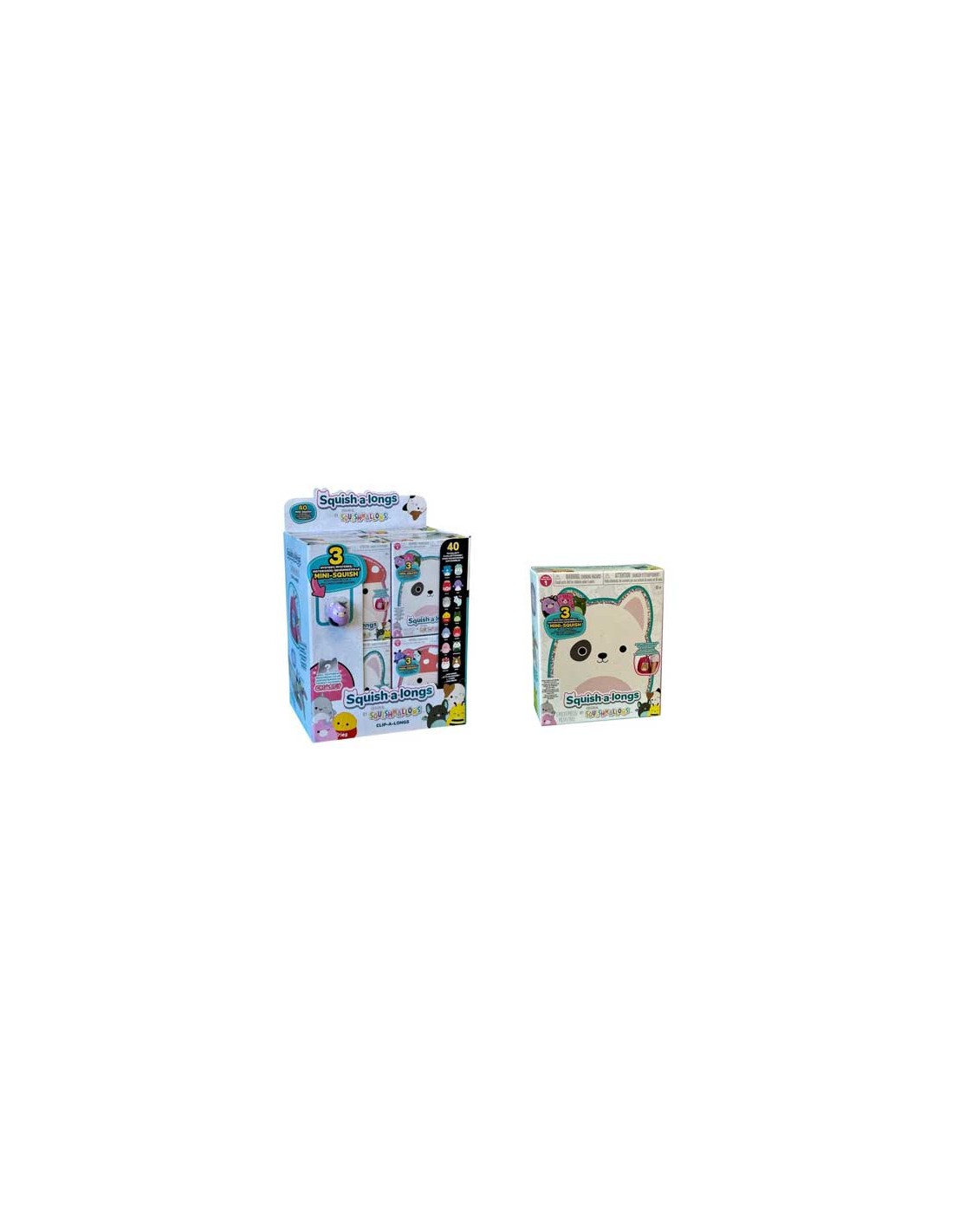 PANINI/SQUISH-A-LONGS CLIP-A-LONGS 7,99E 12 UND.