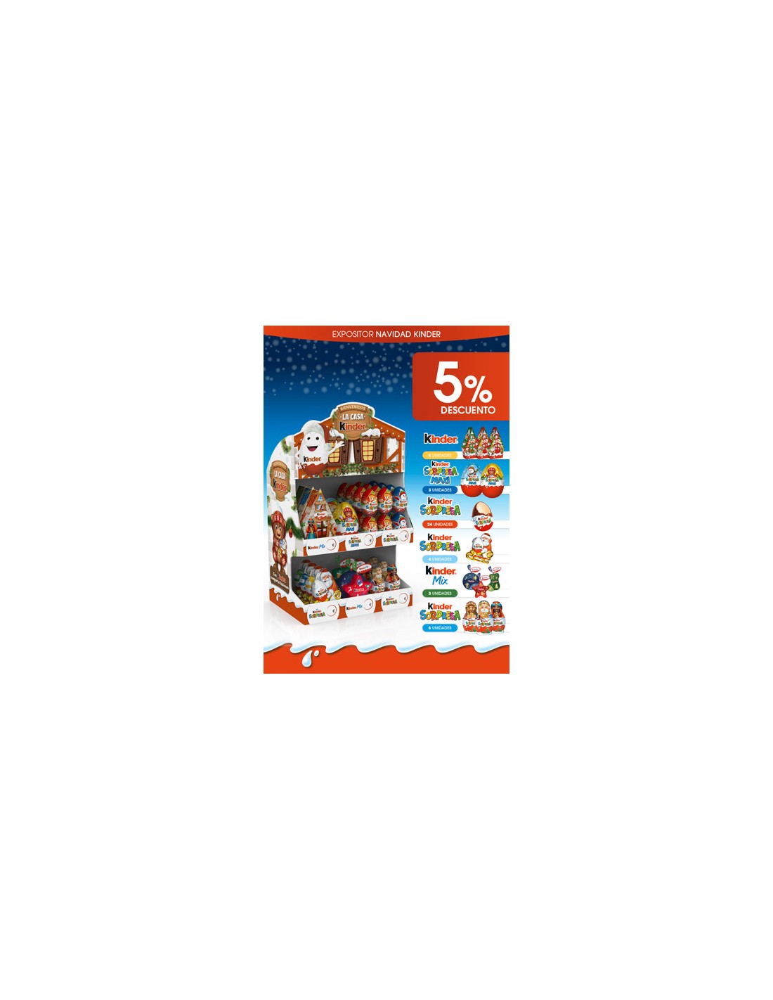 FERRERO/EXPOSITOR NAVIDAD  2024/25 - 5%