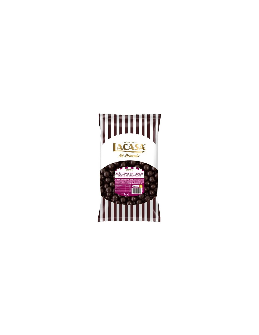 LACASA/KG. ARANDANOS CHOCO NEGRO C/3