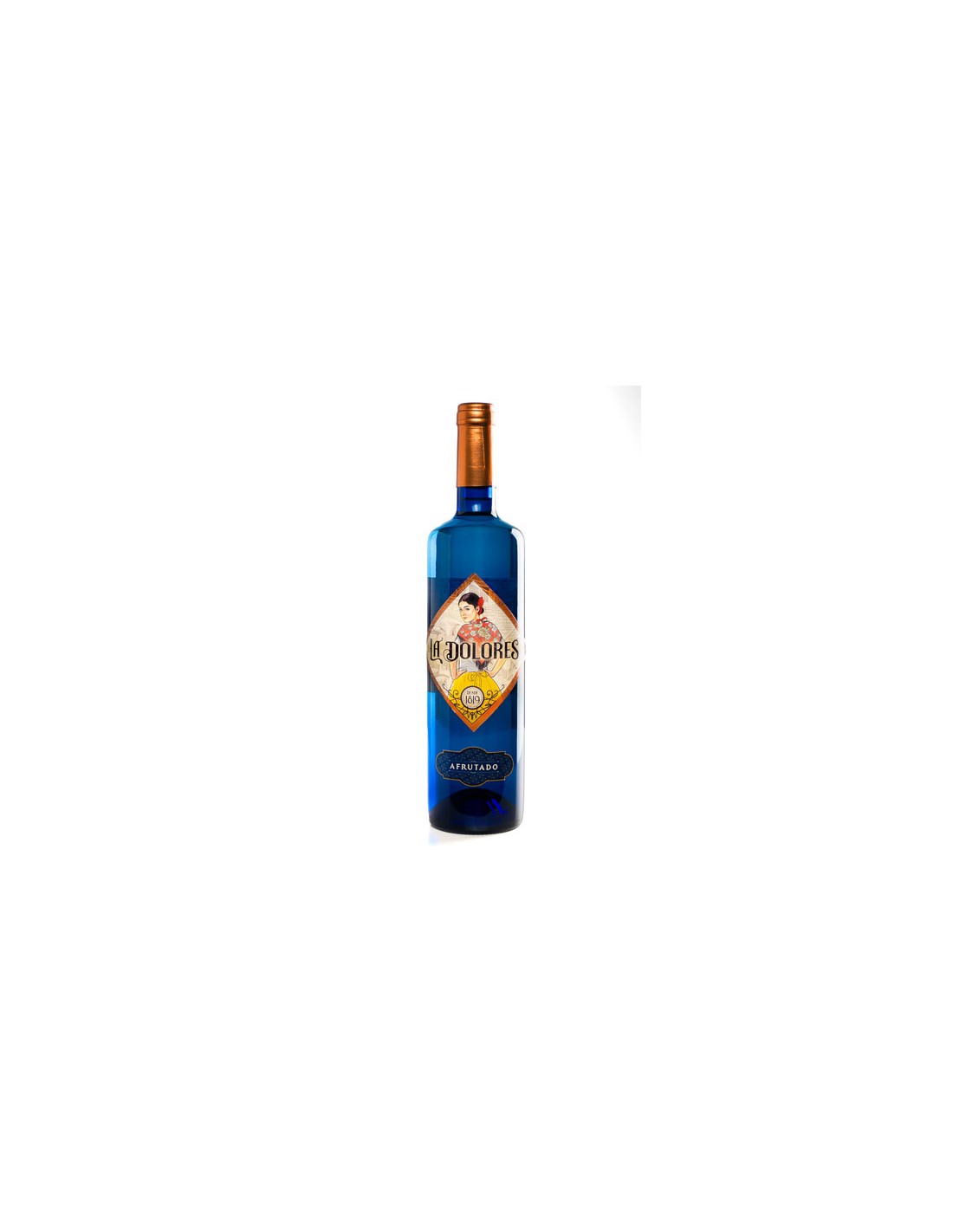 CAJA BLANCO AFRUTADO LA DOLORES 6 BOTELLAS 75 CLS.