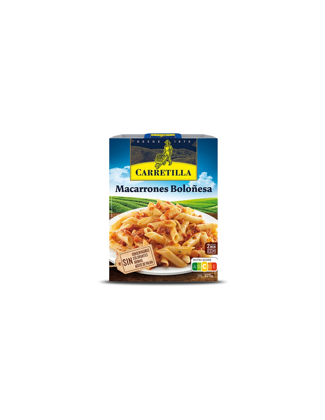 CARRETILLA/PLATO MACARRONES BOLOÑESA 10 X 325