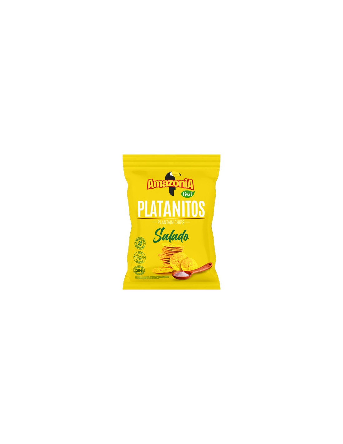 LEKK/PLATANITOS SALADOS AMAZONIA 75 GRS. X 15 UND.