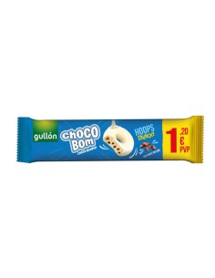 GULLON/CHOCOBOM HOOPS BLANCO 1,20E X 18 UND.