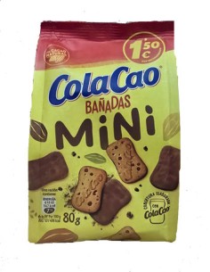 IDILIA/MINI GALLETA BAÑADA 80 GRS. 1,50E 12 UND.
