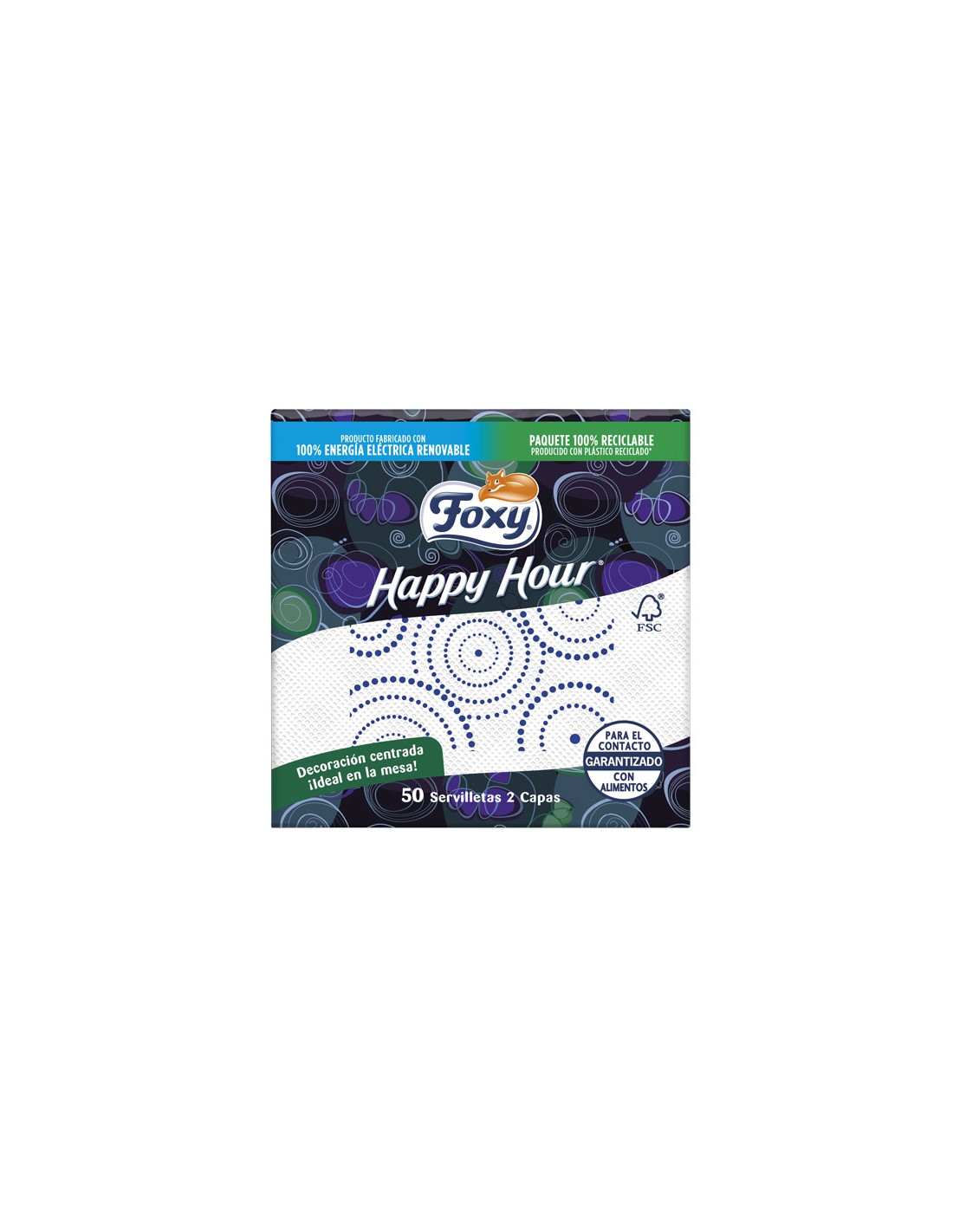 FOXY/SERVILLETAS HAPPY HOUR (18 UND)
