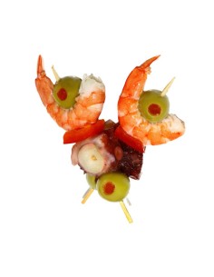 ALSUAL/BANDERILLA PULPO-LANGOSTINO 20 UND. C/4