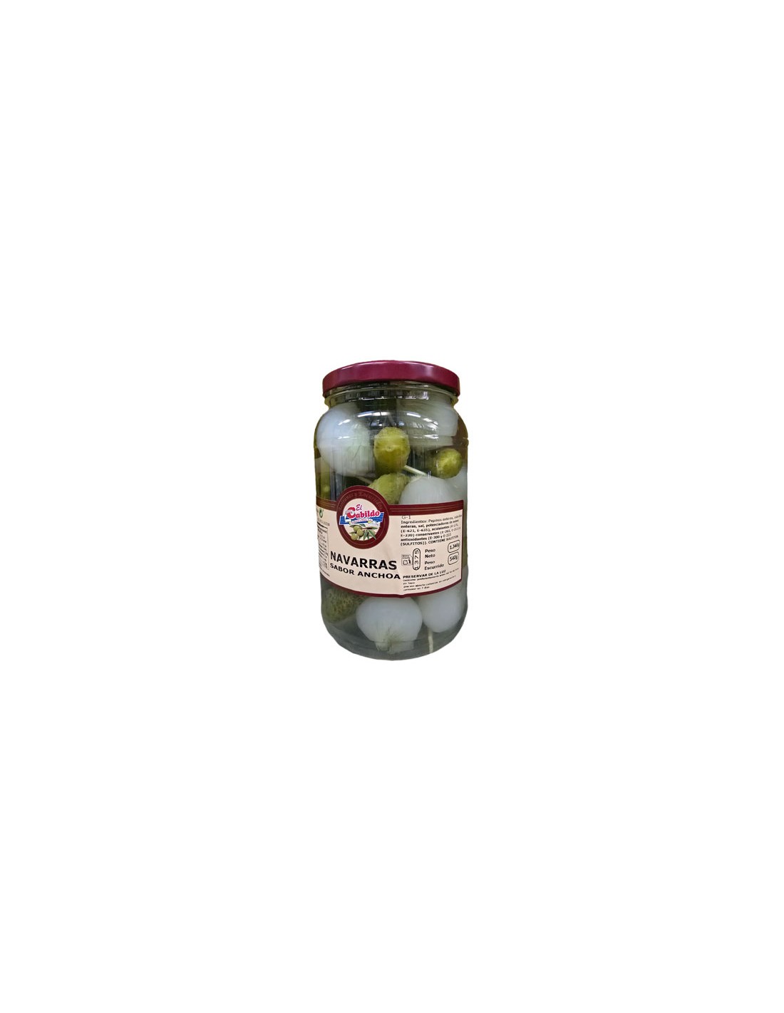 CABILDO/NAVARRAS 1/4 SABOR ANCHOA 6 UND.