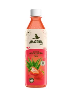 LEKK/ALOE VERA FRESA AMAZONIA 500 ML. 12 UND.